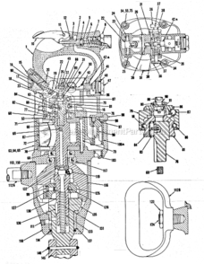 Page A Diagram and Parts List for CP0610 T018041 Chicago Pneumatic Wrench